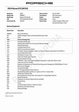 2024 Porsche Macan GTS