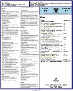 2022 Chevrolet Silverado 1500 ZR2