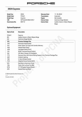 2024 Porsche Cayenne Base