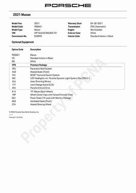 2021 Porsche Macan Base