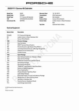 2020 Porsche 911 Carrera 4S