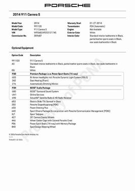2014 Porsche 911 Carrera S