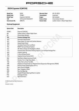 2024 Porsche Cayenne S