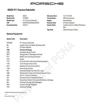 GT Silver Metallic 2025 Porsche 911