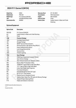 2024 Porsche 911 Carrera S