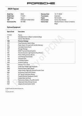 2024 Porsche Taycan Base