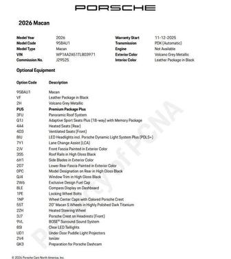 Volcano Grey Metallic 2026 Porsche Macan
