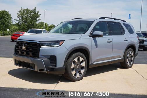 Sonic Gray Pearl 2026 Honda Pilot Touring 8-Passenger