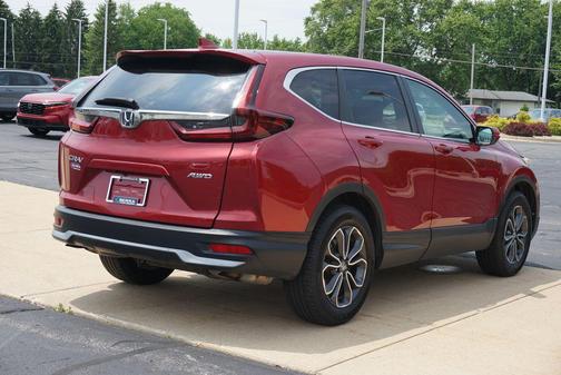 Radiant Red Metallic 2021 Honda CR-V AWD EX-L