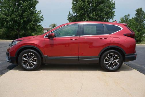 Radiant Red Metallic 2021 Honda CR-V AWD EX-L