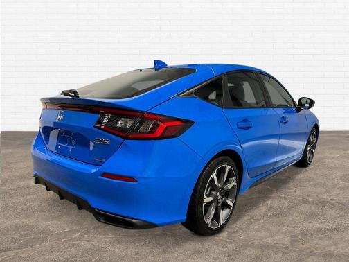Boost Blue Pearl 2026 Honda Civic Hybrid Sport Touring