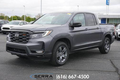 Modern Steel Metallic 2025 Honda Ridgeline TrailSport