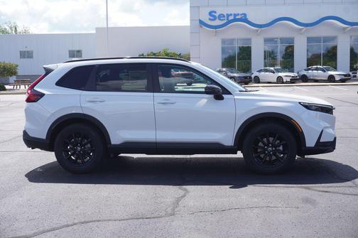 Platinum White 2026 Honda CR-V Hybrid Sport-L AWD