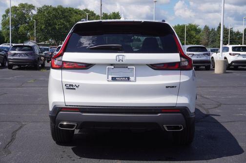 Platinum White 2026 Honda CR-V Hybrid Sport-L AWD