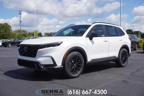 Platinum White 2026 Honda CR-V Hybrid Sport-L AWD