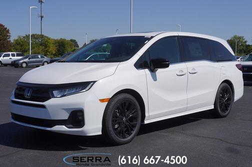 Platinum White Pearl 2025 Honda Odyssey Sport-L