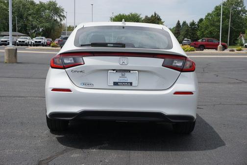 Platinum White Pearl 2023 Honda Civic LX