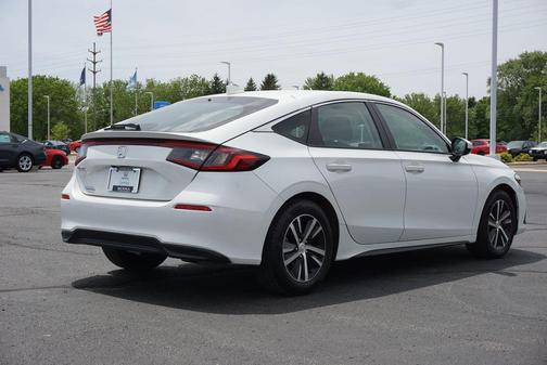 Platinum White Pearl 2023 Honda Civic LX