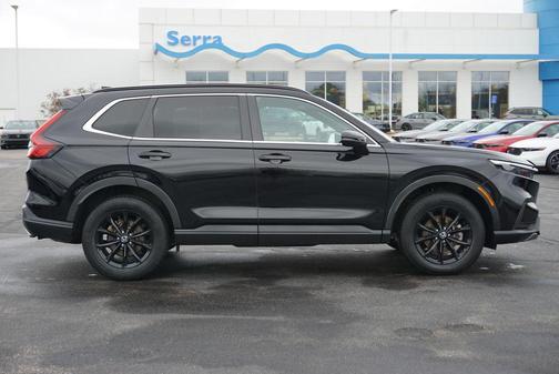 Crystal Black Pearl 2024 Honda CR-V Hybrid Sport AWD
