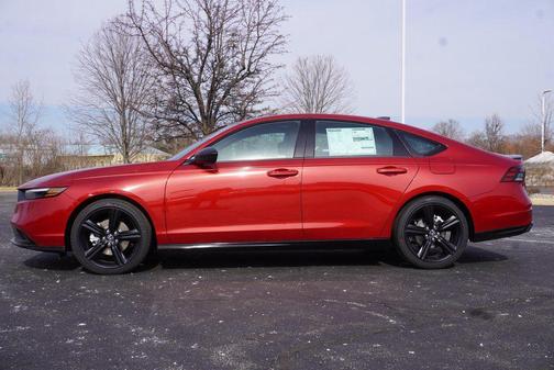 Radiant Red Metallic 2026 Honda Accord Hybrid Sport-L