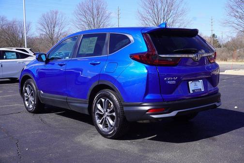 Aegean Blue Metallic 2022 Honda CR-V AWD EX
