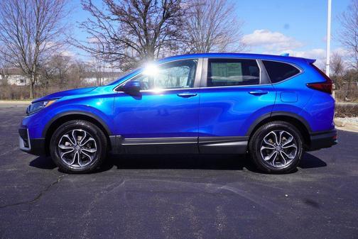 Aegean Blue Metallic 2022 Honda CR-V AWD EX