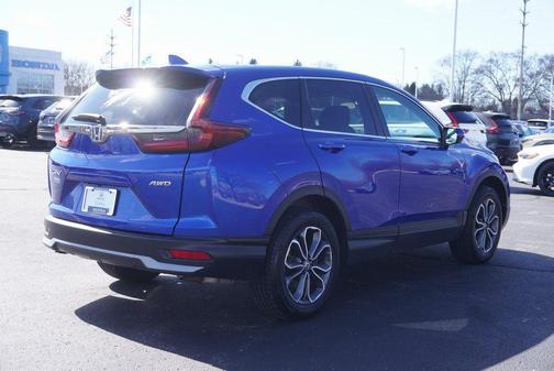 Aegean Blue Metallic 2022 Honda CR-V AWD EX