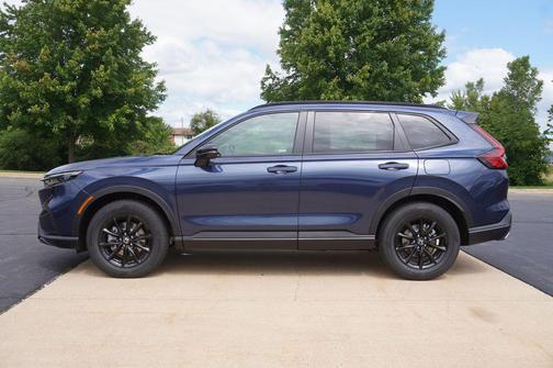 Blue 2026 Honda CR-V Hybrid Sport-L AWD