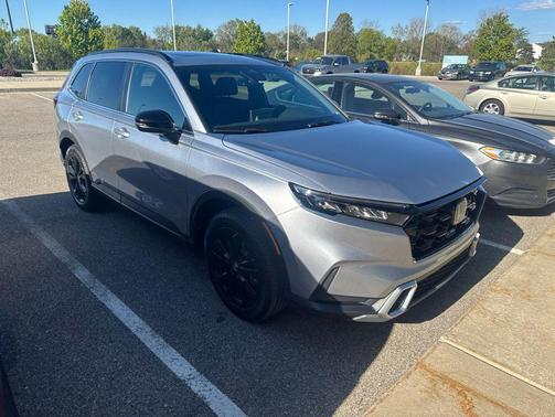 Silver Metallic 2023 Honda CR-V Hybrid Sport Touring AWD