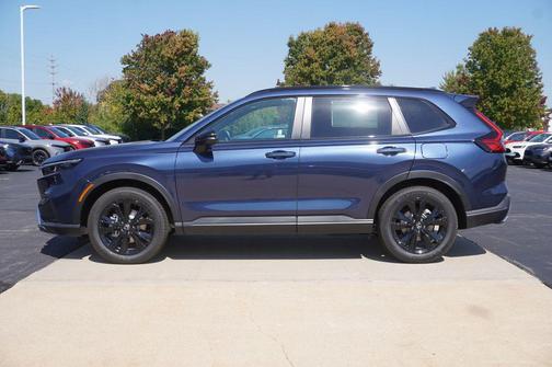 Canyon River Blue Metallic 2026 Honda CR-V Hybrid Sport Touring AWD