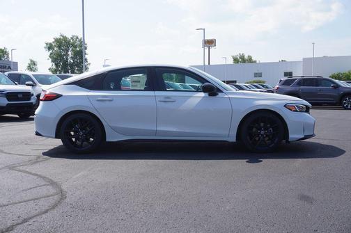 Platinum White Pearl 2024 Honda Civic Sport