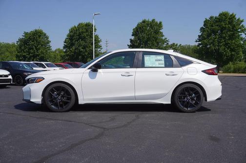 Platinum White Pearl 2024 Honda Civic Sport