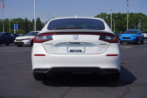 Platinum White Pearl 2024 Honda Civic Sport
