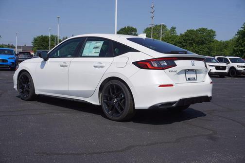 Platinum White Pearl 2024 Honda Civic Sport