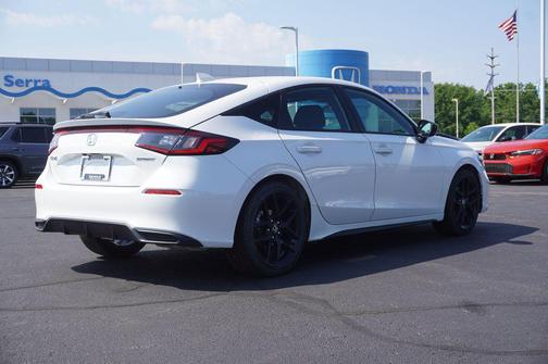 Platinum White Pearl 2024 Honda Civic Sport