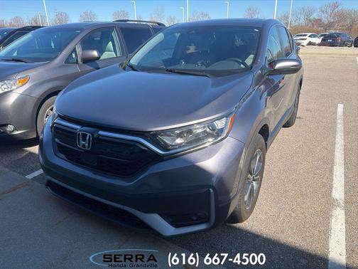 Gray 2022 Honda CR-V AWD EX-L