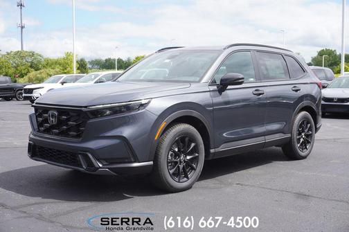 Meteorite Gray Metallic 2026 Honda CR-V Hybrid Sport-L AWD