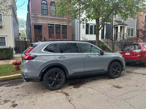 Urban Gray Pearl 2024 Honda CR-V Hybrid Sport Touring AWD