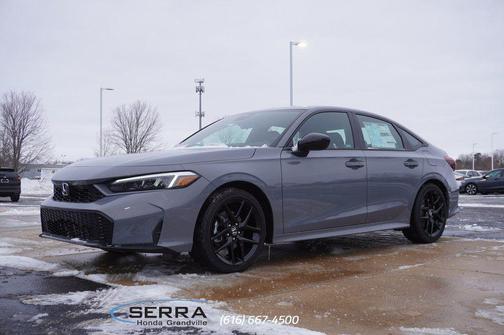 Urban Gray Pearl 2026 Honda Civic Hybrid Sport