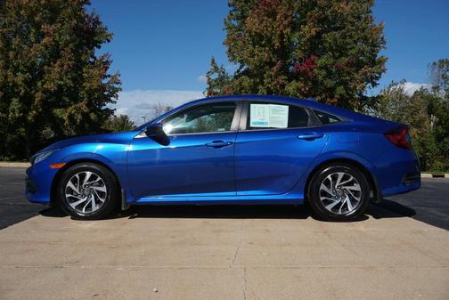 Aegean Blue Metallic 2018 Honda Civic EX