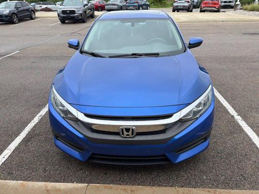 Aegean Blue Metallic 2018 Honda Civic EX