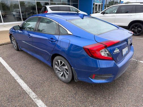 Aegean Blue Metallic 2018 Honda Civic EX
