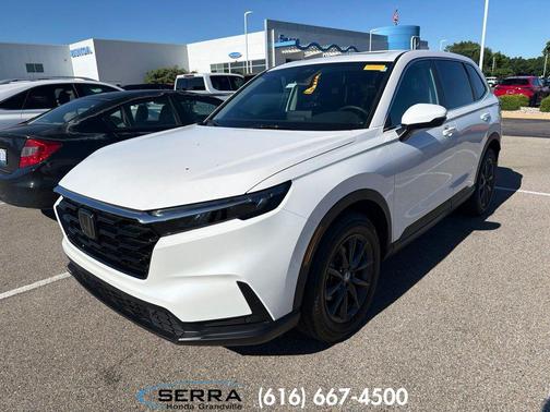 Platinum White 2026 Honda CR-V EX-L AWD
