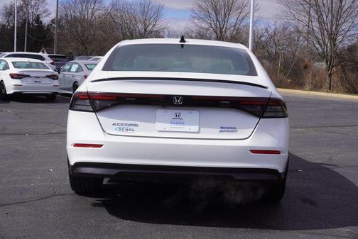 Platinum White Pearl 2023 Honda Accord Hybrid Sport