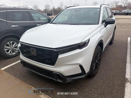 Platinum White Pearl 2024 Honda CR-V Hybrid Sport AWD