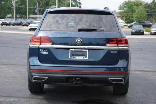 Blue Metallic 2022 Volkswagen Atlas 3.6L SE w/Technology