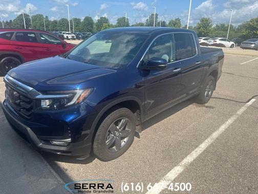 Obsidian Blue Pearl 2023 Honda Ridgeline RTL-E