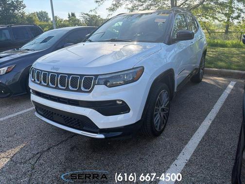 Bright White Clearcoat 2023 Jeep Compass Limited