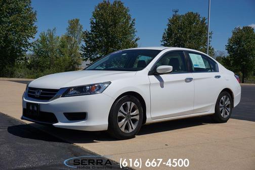 White Orchid Pearl 2015 Honda Accord LX