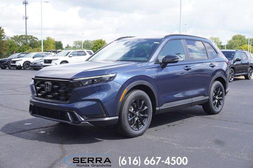 Canyon River Blue Metallic 2026 Honda CR-V Hybrid Sport AWD